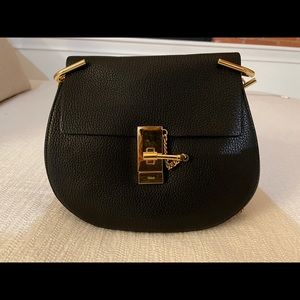 Chloe Drew shoulder bag in small grain lambskin